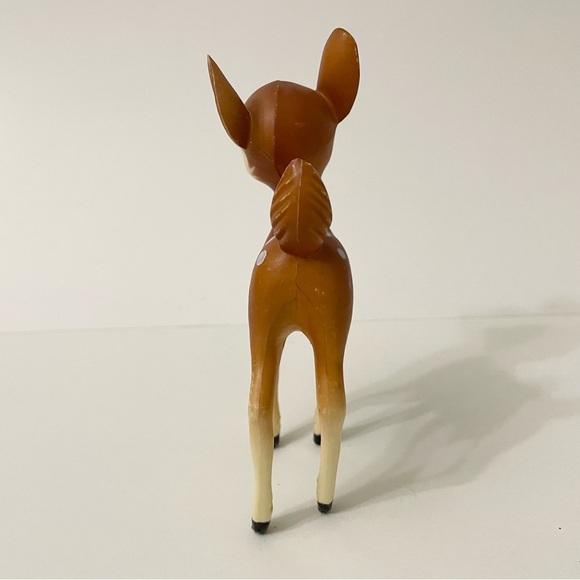 Vintage Bambi Deer Fawn Hard Plastic Figurine 6” Tall Hong Kong - Picture 13 of 16